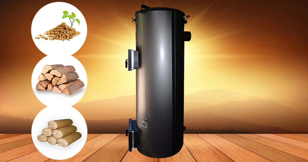 Cazan pe lemn si peleti CANDLE 35 KW