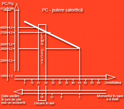 puterea calorica a lemnului